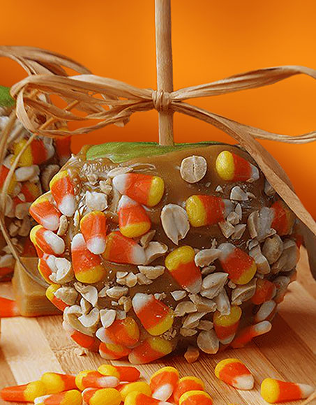 Candy Corn Caramel Apples Recipe | Brach's Candy